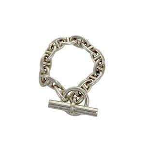 HERMES Silver Charm Bracelet